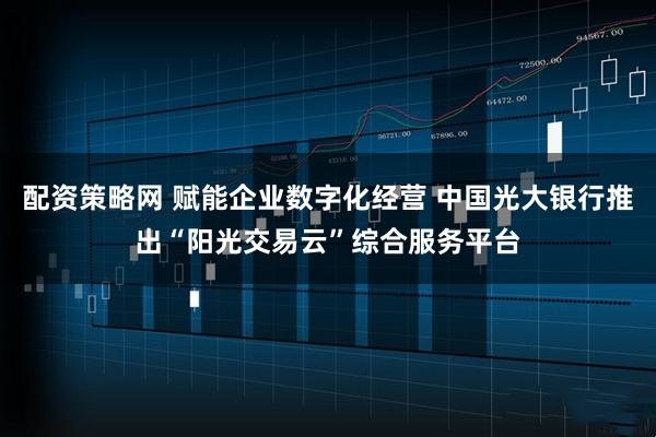 配资策略网 赋能企业数字化经营 中国光大银行推出“阳光交易云”综合服务平台